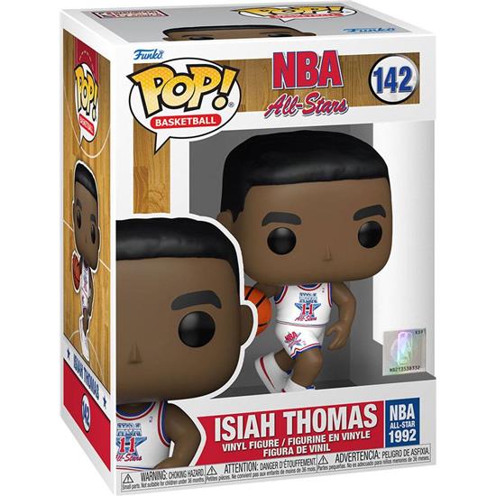 NBA: Isiah Thomas (White All Star Uni 1992) NBA Legends POP! Basketball Vinyl Figur (#142)