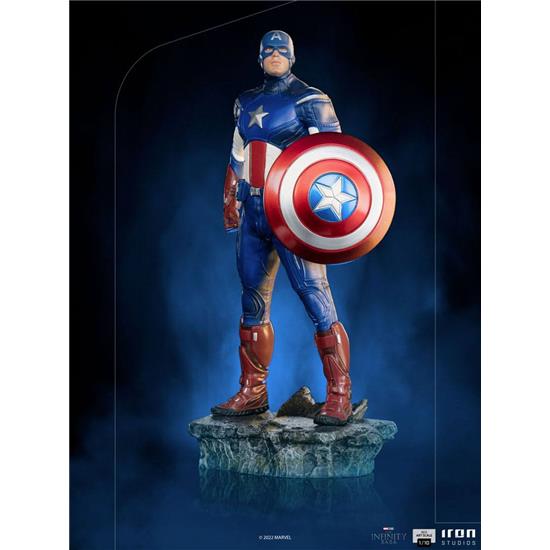 Infinity Saga: Captain America (Battle of NY) BDS Art Scale Statue 1/10 23 cm