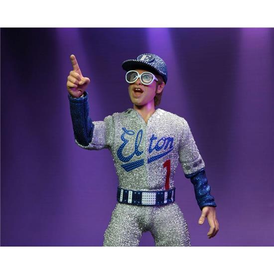 Elton John: Elton John Clothed Action Figure Live in 75 Deluxe Set 20 cm