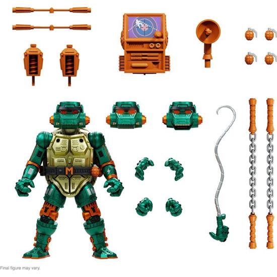 Ninja Turtles: Warrior Metalhead Michelangelo Ultimates Action Figure 18 cm