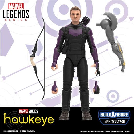 Marvel: Hawkeye Marvel Legends Series Action Figure (BAF Infinity Ultron) 15 cm