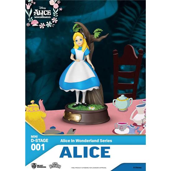 Disney: Alice Diorama Stage Statue 10 cm