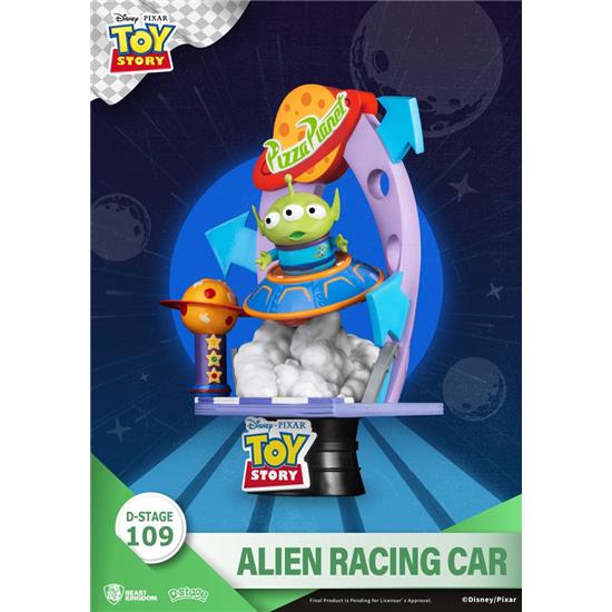 Toy Story: Alien Racing Car D-Stage Diorama 15 cm