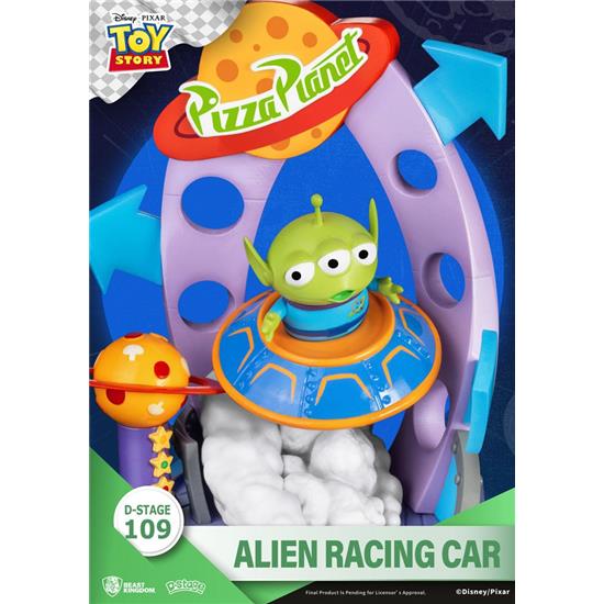 Toy Story: Alien Racing Car D-Stage Diorama Closed Box Version 15 cm