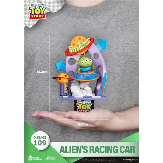Toy Story: Alien Racing Car D-Stage Diorama Closed Box Version 15 cm