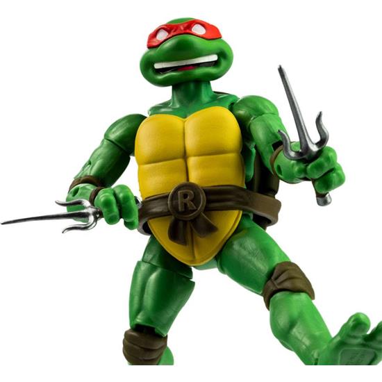 Ninja Turtles: Raphael Exclusive BST AXN x IDW Action Figure & Comic Book 13 cm