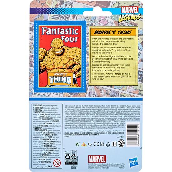 Fantastic Four: The Thing Marvel Legends Retro Collection Action Figure 10 cm