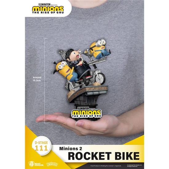 Diverse: Rocket Bike Minions D-Stage Diorama 15 cm