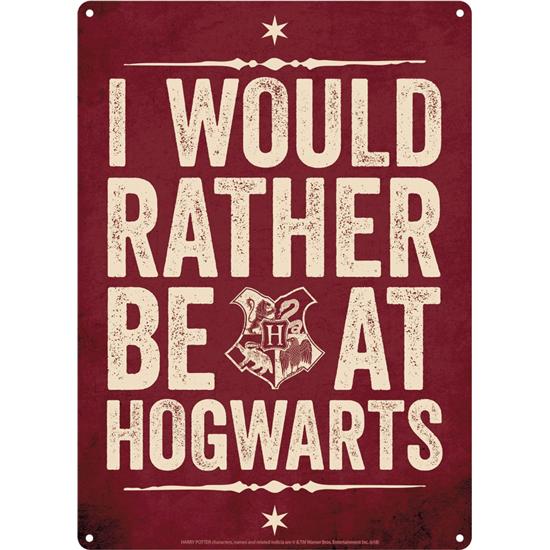 Harry Potter: Hogwarts Slogan Tin Skilt