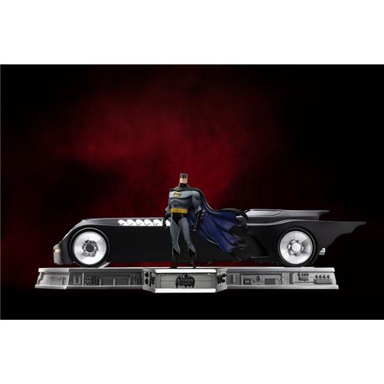 Batman: Batman and Batmobile (1992 The Animated Series) Art Scale Set Deluxe 1/10 24 cm
