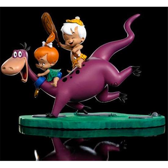 Flintstones: Dino, Pebbles and Bamm-Bamm Art Scale Statue 1/10 13 cm