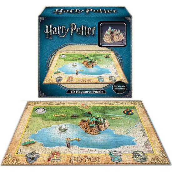 Harry Potter: Hogwarts 4D Puslespil 576 Brikker