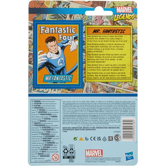 Fantastic Four: Mr. Fantastic Marvel Legends Retro Collection Action Figure 10 cm