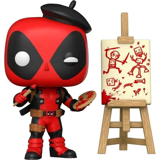 Deadpool: Deadpool as French Painter Exclusive POP! Vinyl Figur (#887)