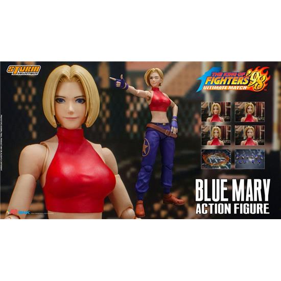 King of Fighters: Blue Mary Action Figure 1/12 17 cm
