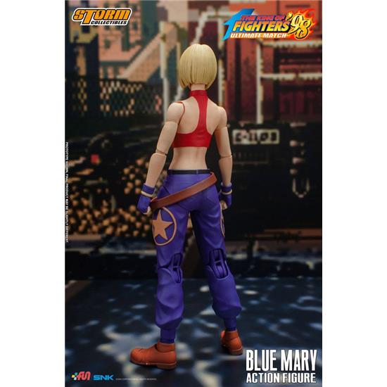 King of Fighters: Blue Mary Action Figure 1/12 17 cm
