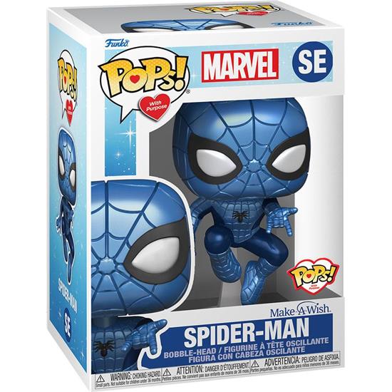 Marvel: Spider-Man (Metallic) Make a Wish POP! Disney Vinyl Figur