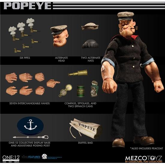 Diverse: Popeye Action Figur One:12