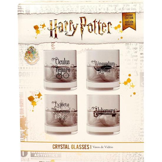 Harry Potter: Hogwarts Spells Krystal Glas 4-Pak