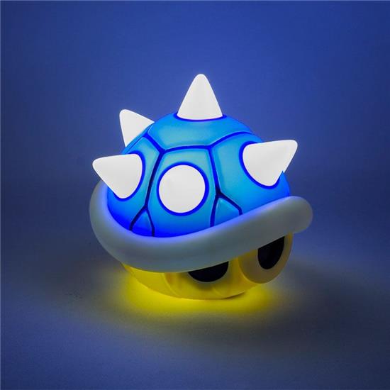 Super Mario Bros.: Blue Shell Bordlampe med Lyd 14 cm