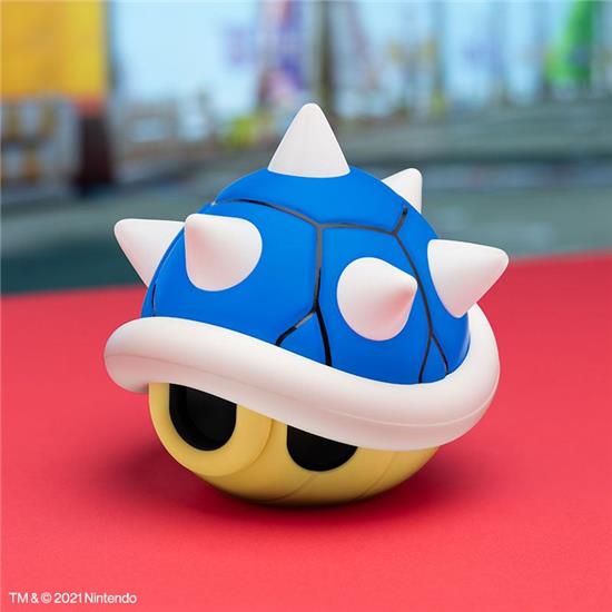 Super Mario Bros.: Blue Shell Bordlampe med Lyd 14 cm