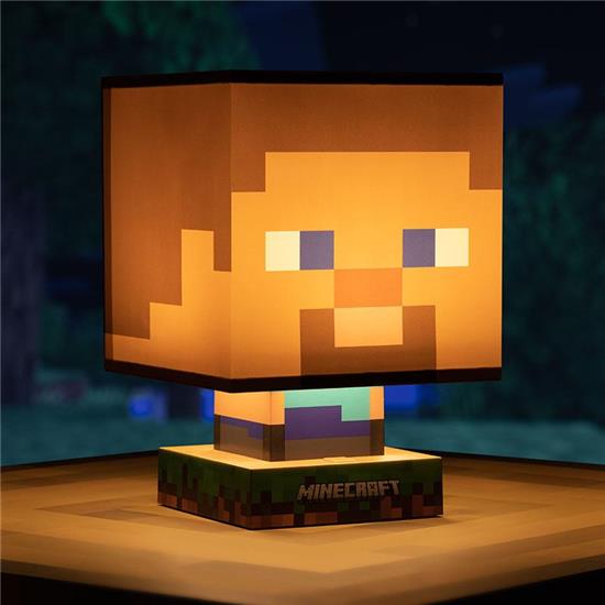 Minecraft: Steve Icon Lampe 26 cm