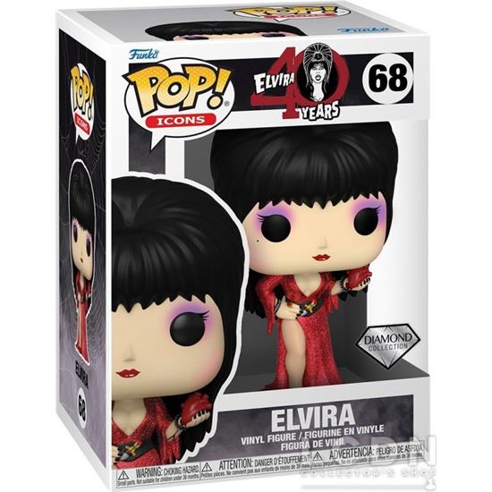 Elvira: Elvira (Diamond) POP! Icons Vinyl Figur (#68)