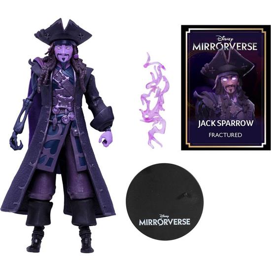 Pirates Of The Caribbean: Jack Sparrow Fractured Gold Label Series Disney Mirrorverse Action Figure 18 cm