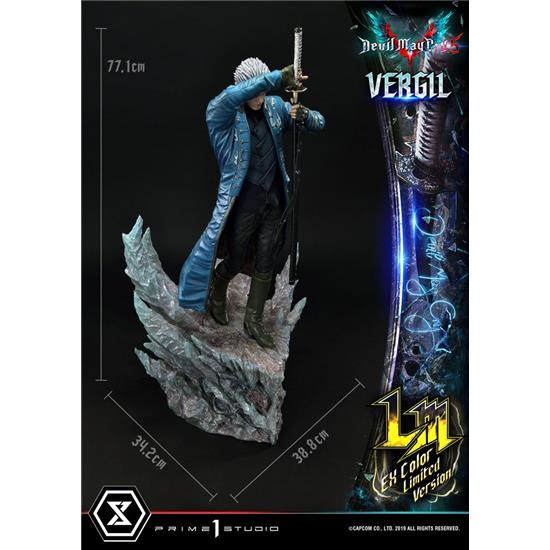 Devil May Cry: Vergil Exclusive Version Statue 1/4 77 cm