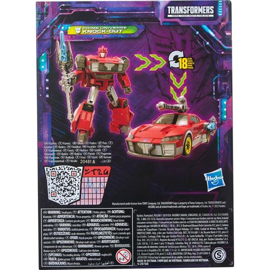 Transformers: Prime Universe Knock-Out Legacy Deluxe Class Action Figure 14 cm