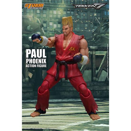 Tekken: Paul Phoenix Action Figure 1/12 18 cm