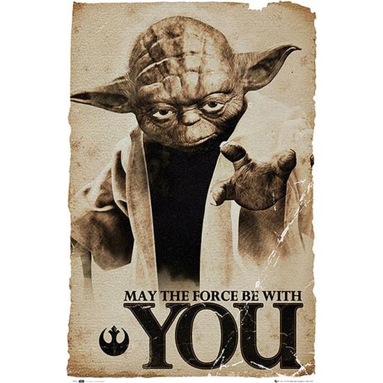 Star Wars: Yoda - May The Force Be With You plakat