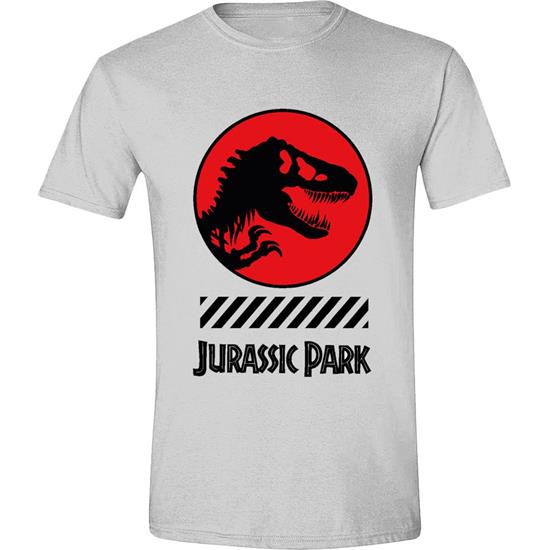 Jurassic Park & World: T-Rex Warning Circle T-Shirt