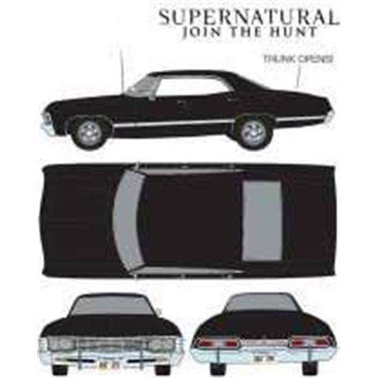 Supernatural: Chevrolet Impala Sport Sedan 1967 Diecast 1/24