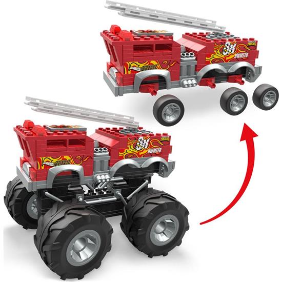 Diverse: Hot Wheels Monster Truck 5-Alarm Mega Construx Samlesæt