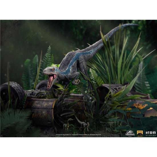Jurassic Park & World: Blue (Fallen Kingdom) Deluxe Art Scale Statue 1/10 24 cm
