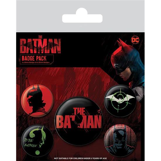 Batman: The Batman Pins 5-Pak