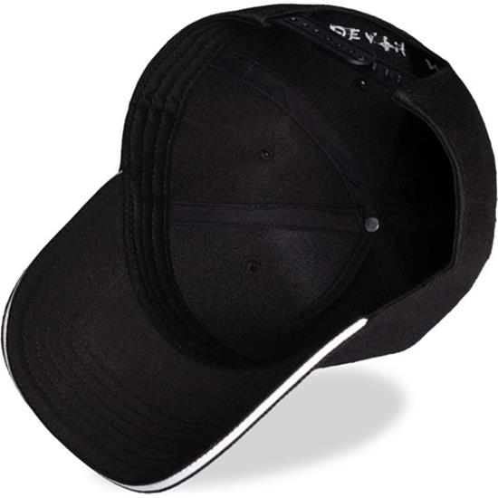 Manga & Anime: Skull Graphic Rubber Patch Curved Bill Cap
