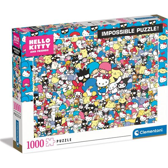 Hello Kitty: Hello Kitty And Friends Impossible Puslespil 1000 Brikker