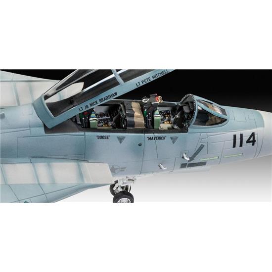 Top Gun: F-14D Super Tomcat & F/A-18E Super Hornet Easy-Click Model Kit 1/72