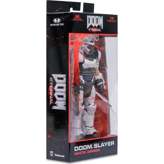 Doom: Doom Slayer (White Armor) Action Figure 18 cm