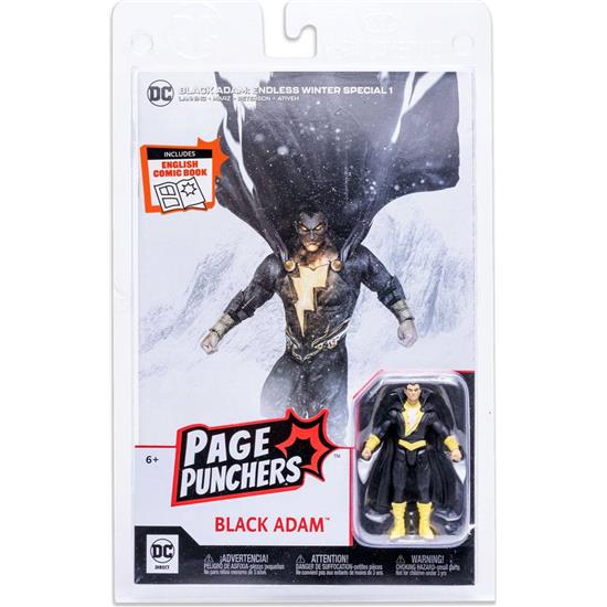DC Comics: DC Page Punchers: Black Adam (Endless Winter) Action Figure 8 cm