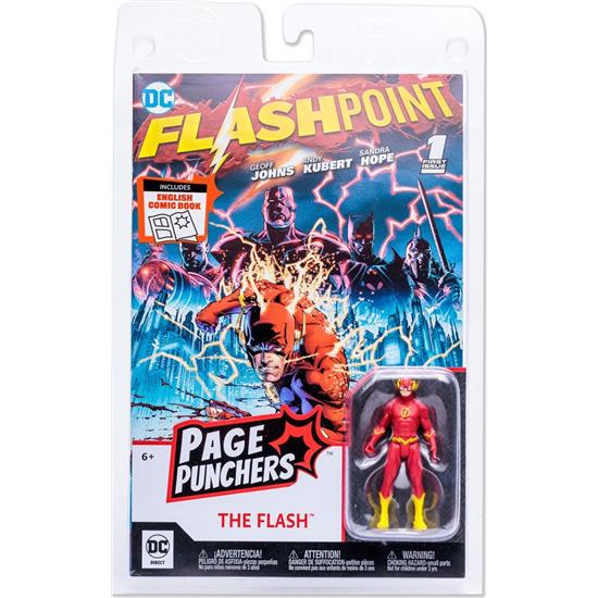 DC Comics: DC Page Punchers: The Flash (Flashpoint) Action Figure 8 cm