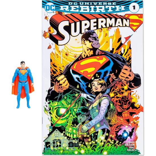 DC Comics: DC Page Punchers: Superman (Rebirth) Action Figure 8 cm