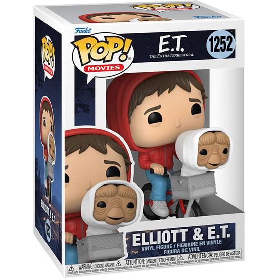 E.T.: Elliot w/ E.T. in Bike Basket POP! Movies Vinyl Figur (#1252)