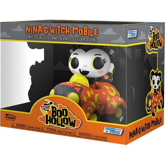 Boo Hollow: Nina in Witch Mobile Vinyl Figur 15 cm