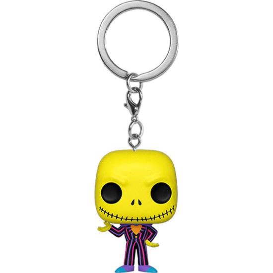 Nightmare Before Christmas: Jack Skellington Black Light Pocket POP! Vinyl Nøglering