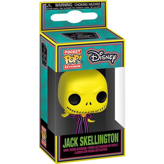 Nightmare Before Christmas: Jack Skellington Black Light Pocket POP! Vinyl Nøglering