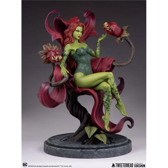 DC Comics: Poison Ivy On Throne Variant Maquette 36 cm