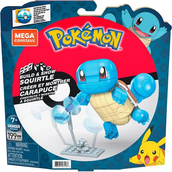 Pokémon: Squirtle Mega Contrux set 10 cm